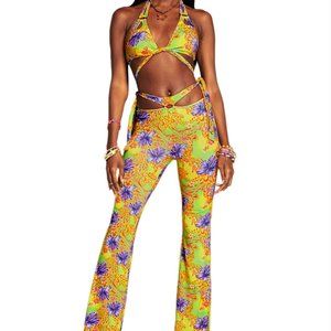 NWT I AM GIA Fiorella Matching Coord Set Size XS Top & Bottom